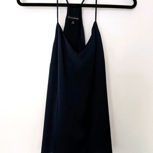 Banana Republic Satin Vee Cami (Navy)
